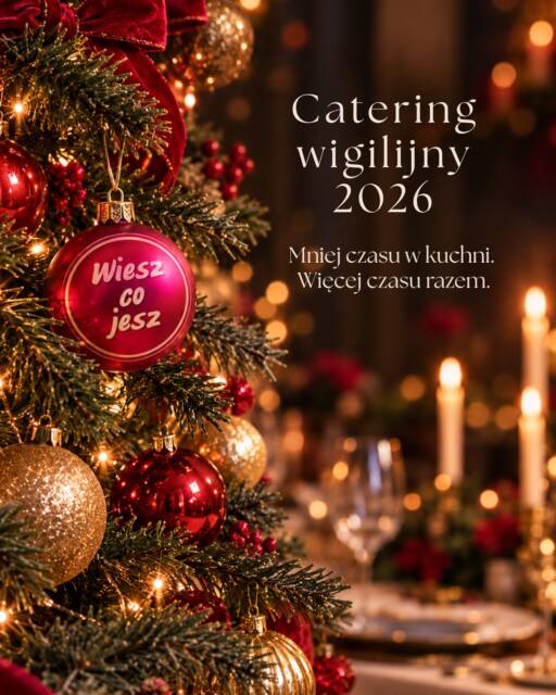 🎄 Mniej czasu w kuchni. Więcej czasu razem! ❤️

W te święta podaruj bliskim to, co najcenniejsze – swój czas. My zajmiemy się gotowaniem! 👨‍🍳

📅 Zamówienia przyjmujemy do 20 grudnia
🎁 Odbiór zamówień 23–24 grudnia

📞 518 773 623 | 722 302 300
📧 kontakt@wieszcojesz.com.pl

👇 Sprawdź nasze menu i złóż zamówienie!